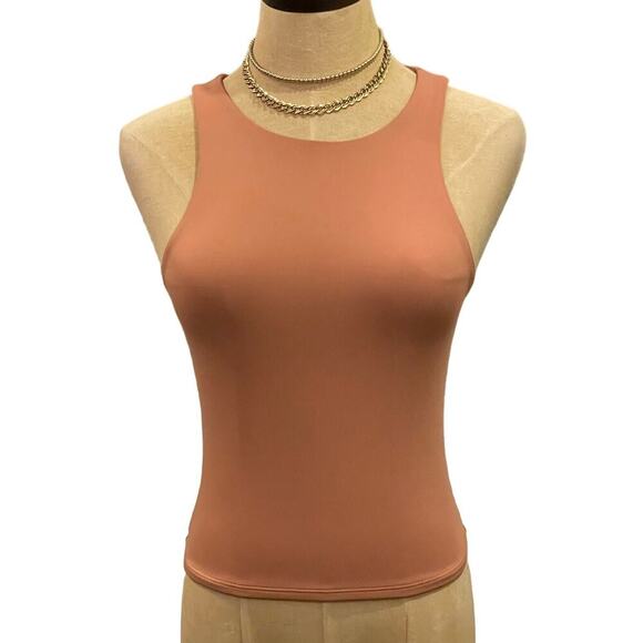 EXPRESS Body Contour Peach Tank Top Shirt Women's Size XS - Picture 1 of 6